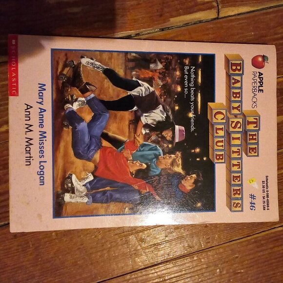 The Babysitters Club Mary Anne Misses Logan #46 Vintage 90s Apple Paperback - Picture 7 of 7